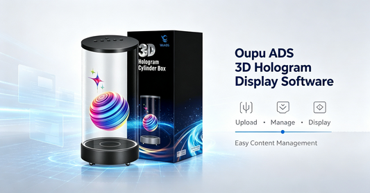 How to Use Oupu ADS Software for 3D Hologram Displays
