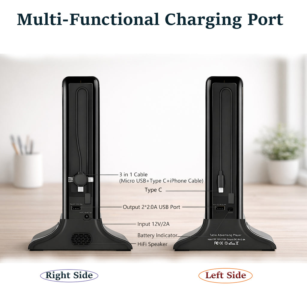 WeADS 835SD Digital Signage Display for Tabletop