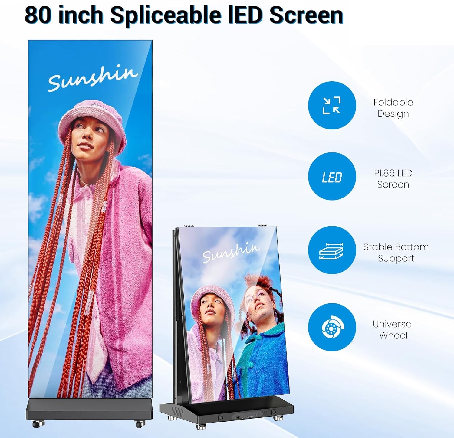 WeADS Foldable Seamless Digital Signage Display