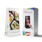 Double Side Screen  Digital Signage Display with 23200mAH Battery for Tabletop White (868PX)
