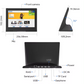 10.1" Android 11 Professional Digital Signage Tablet （Black）