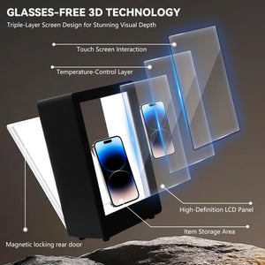 WeADS 3D Hologram Transparent Cabinet  for Tabletop