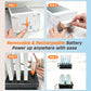 Double Side Screen  Digital Signage Display with 23200mAH Battery for Tabletop White (868PX)