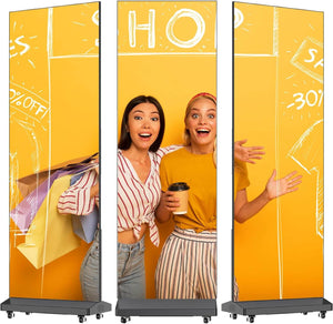 WeADS 80 Inch LED  Foldable Seamless Digital Signage Display