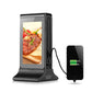 Digital Table Tent with 23200mAH Battery and Double Side Screen for Tabletop (White)835