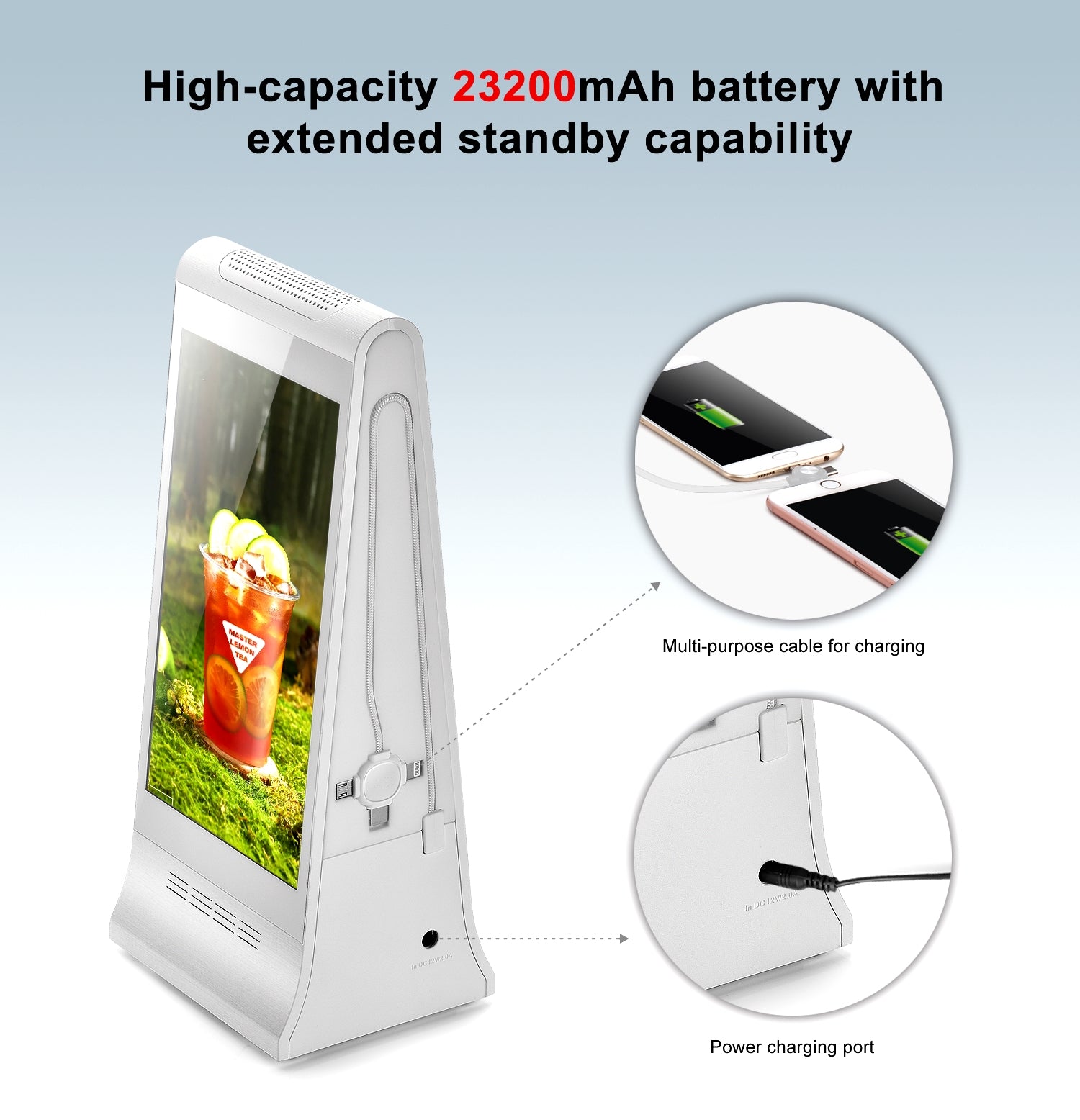 WeADS 868PX Digital Signage Display for Tabletop