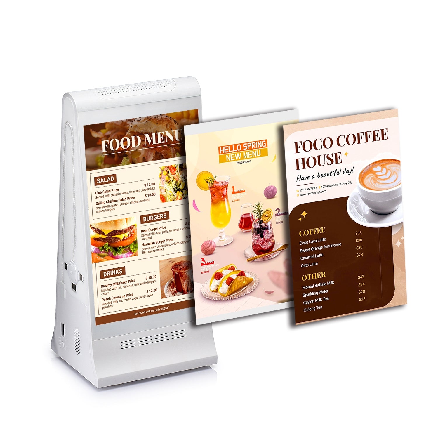 WeADS 868PX Digital Signage Display for Tabletop