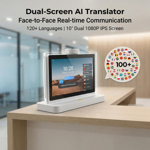 WeADS 10 Inch Desktop Dual Screen Translator