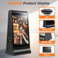 FYD-868 Tisch-Digital-Signage-Display mit zwei Bildschirmen (Schwarz)