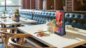 FYD-06 Tabletop Digital Signage Display with Dual-Screen ( Black)