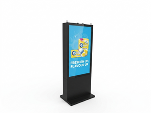 WeADS 43-75inch Double Side Screen Floor Standing Digital Sinage (RAM 2+32G)Black