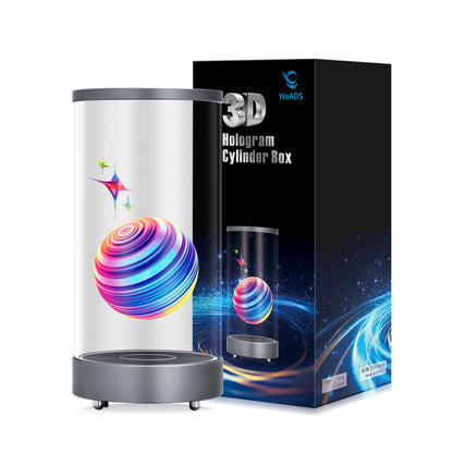 WeADS 3D Hologram Cylinder box （Gray）