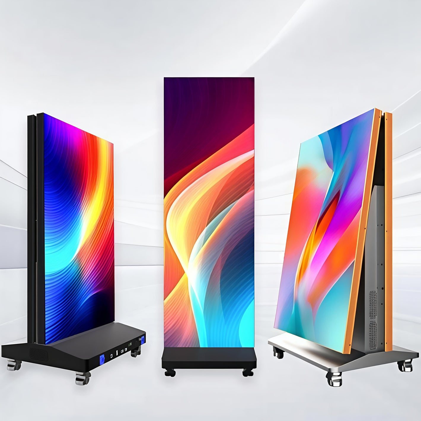 WeADS Faltbares, nahtloses Digital Signage-Display