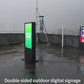 WeADS 43-75inch Double Side Screen Floor Standing Digital Sinage (RAM 2+32G)Black